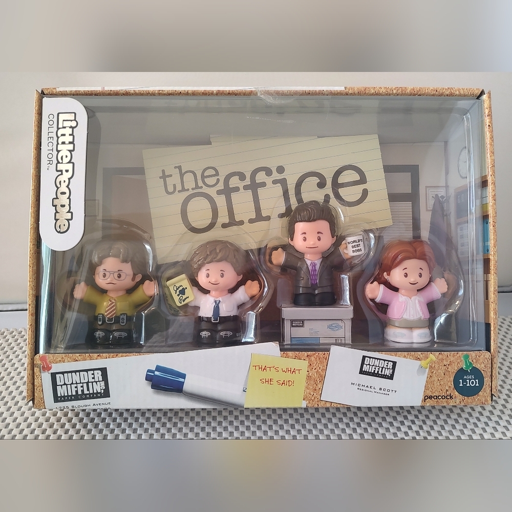 Fisher Price The Office Little People Collectors Edition 4 figures NWT